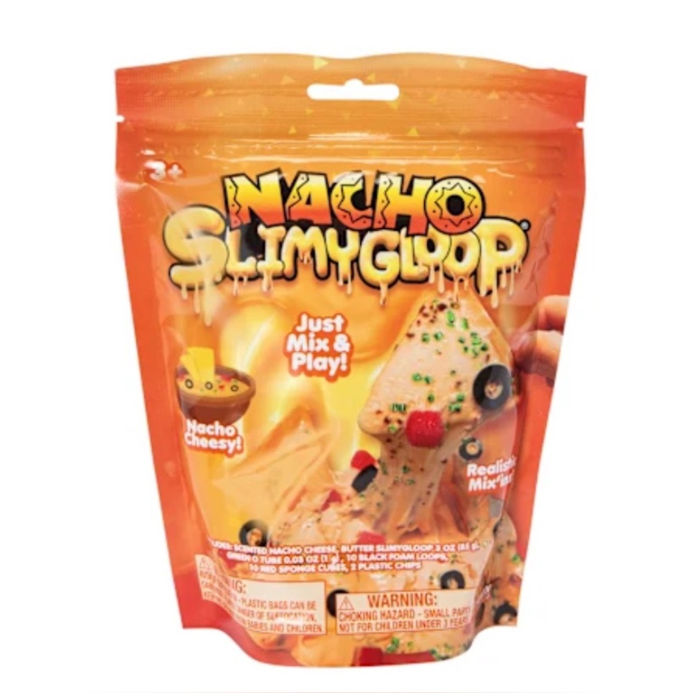 3 Packs of Nacho SlimyGloop Just Mix & Play Horizon Group USA-NEW/Sealed